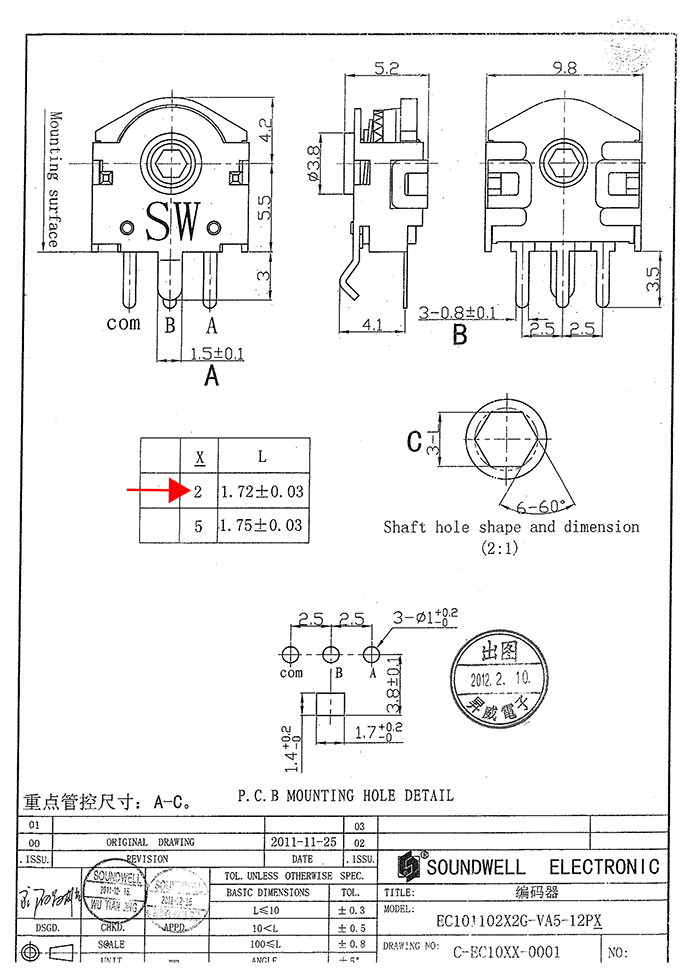 EC10編碼器規(guī)格書(shū)